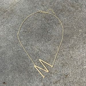 “M” necklace